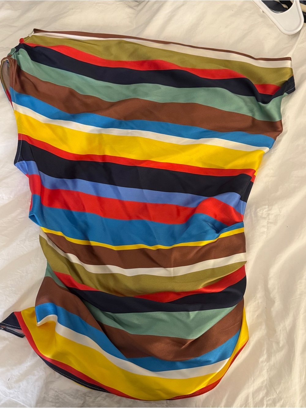 NWOT STAUD Asymmetrical Silk Top - Picture 3 of 6